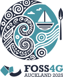 FOSS4G Auckland 2025 Logo