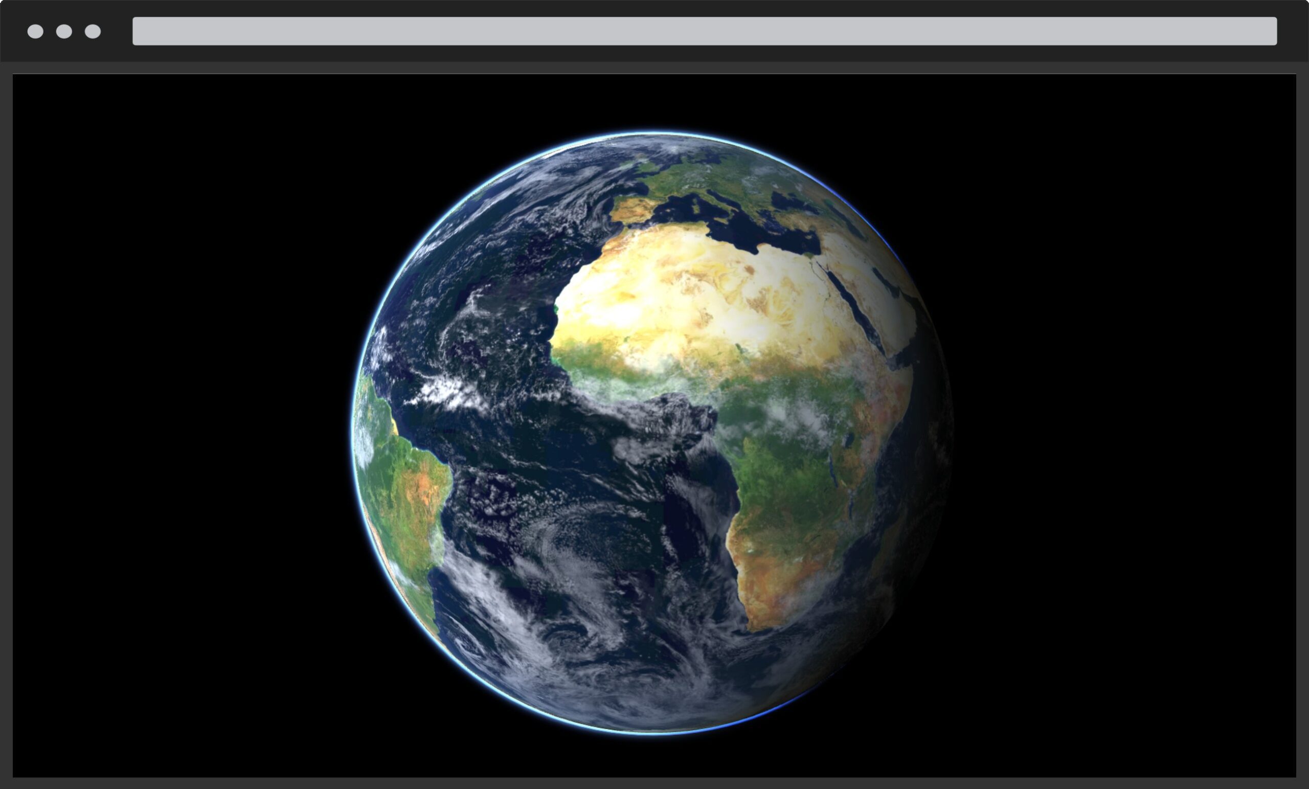 Giro3D - globe