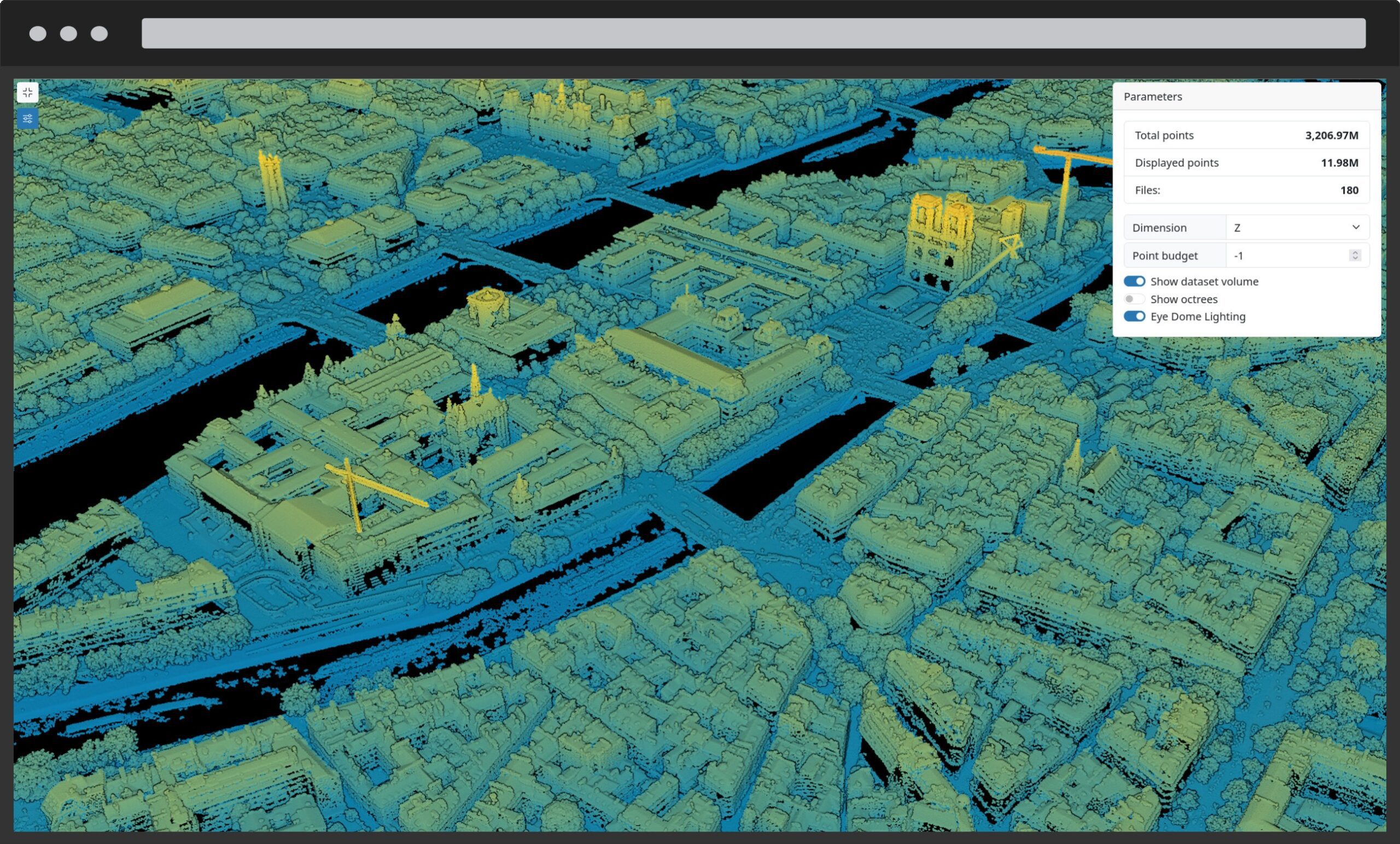 Giro3D - HD Lidar
